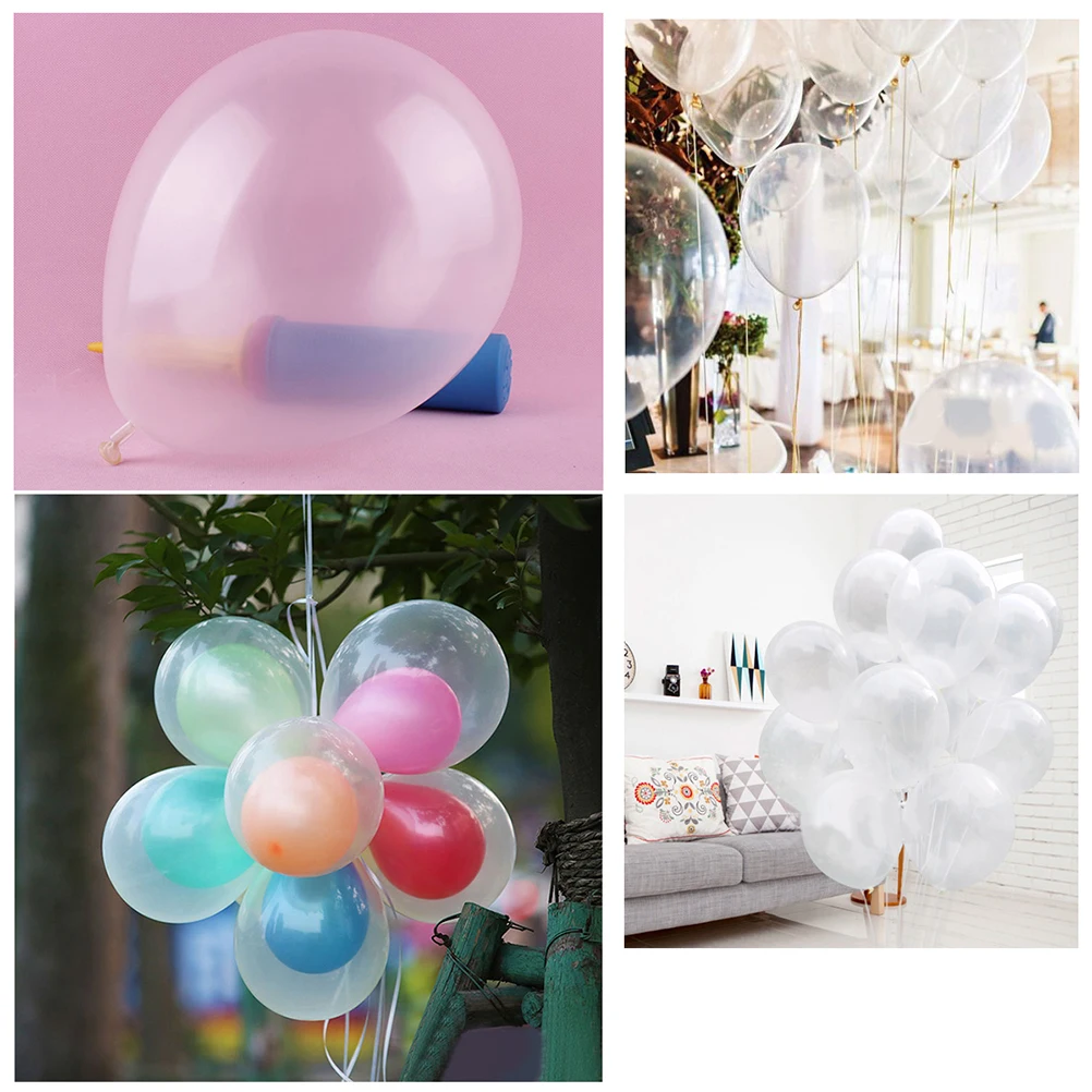 

36 Inch Giant Round Latex Balloon Transparent Party Decoration Supplies Durable Long Lasting Use Great Gift for Kids Romantic