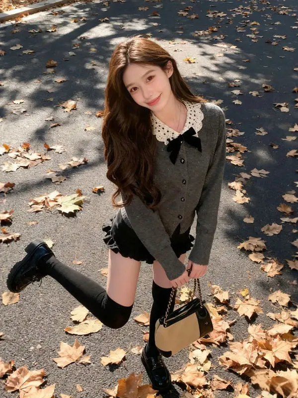 

Korean Sle Knot Sweater Women's Faionable Spring Summer Top Warm Breathable ort Length round Ne Knitted Swe...