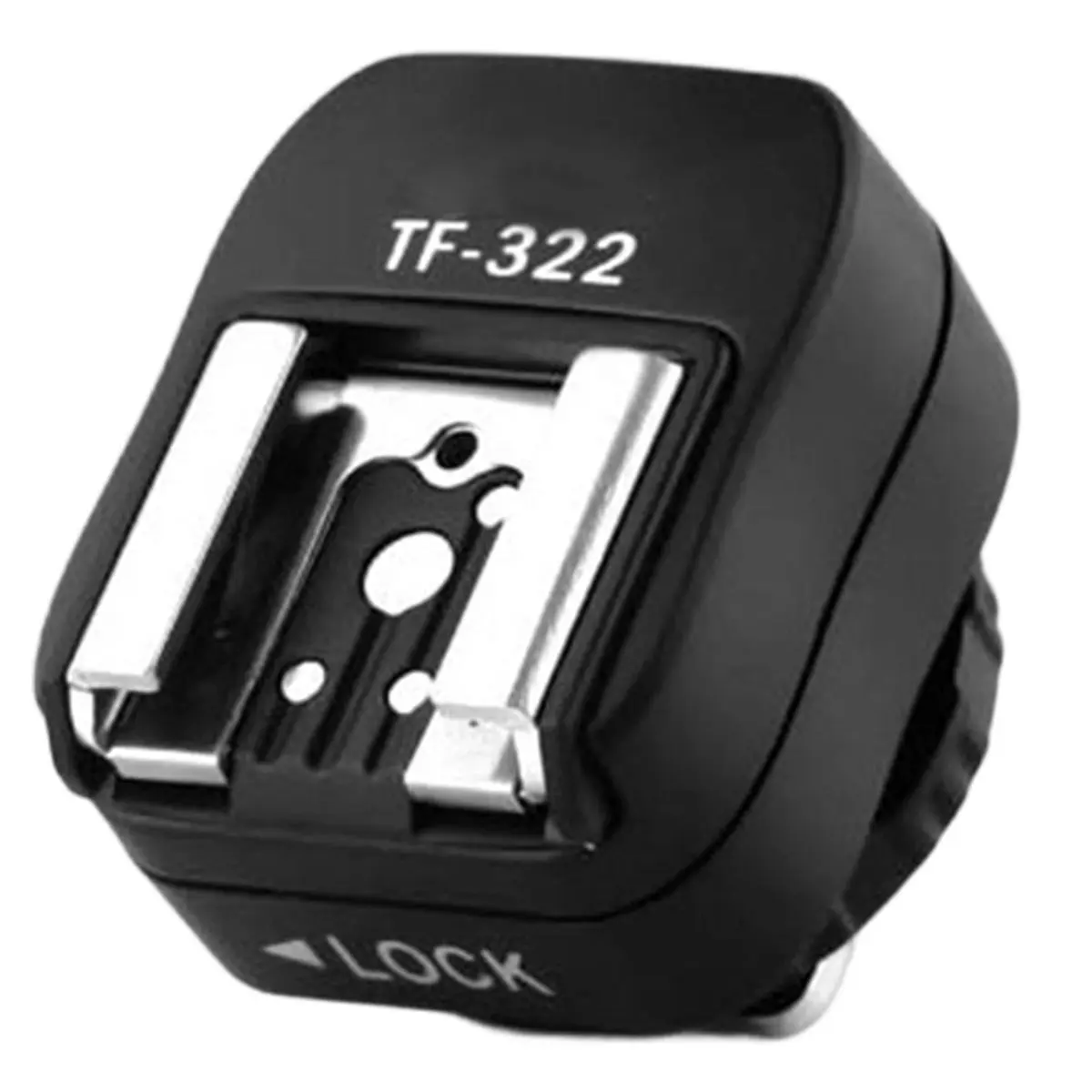 AT33 TF-322 Hot Shoe Adapter for Nikon Camera to Canon Speedlite Flash Conversion, Single Contact Flash Trigger Adapter