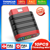 10/50 PCS THINKCAR THINKDIAG MINI OBD2 Scanner tool auto full system car diagnostic tools code reader lifetime free update