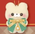 green bow bear