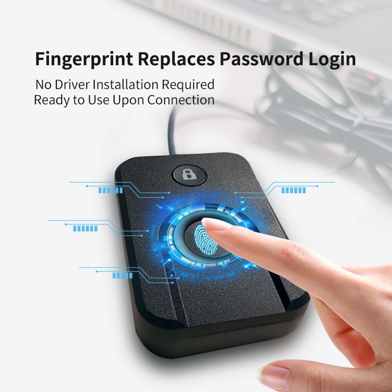 Picture 6: Biometric Fingerprint Login Lock Screen For Hello Windows 10 11 USB Reader Scanner Module Device Biometrics Security Key Safe Ac