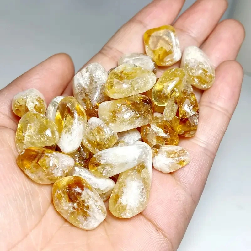 100g Natural Citrine Chips 0.39-1.18
