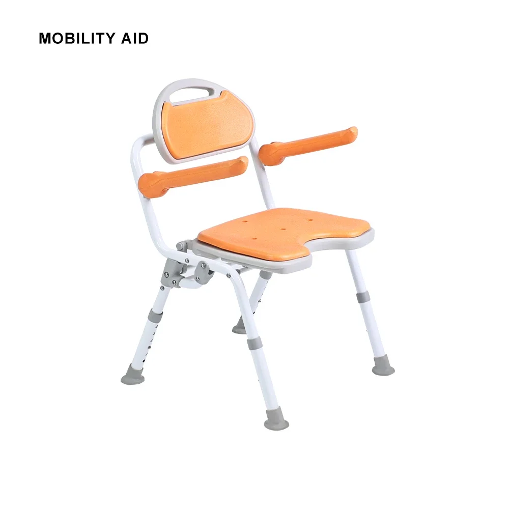 

Tecforcare OEM ODM soft foldable shower chair for elderly bath chair for elderly adjustable height reclining shower chair