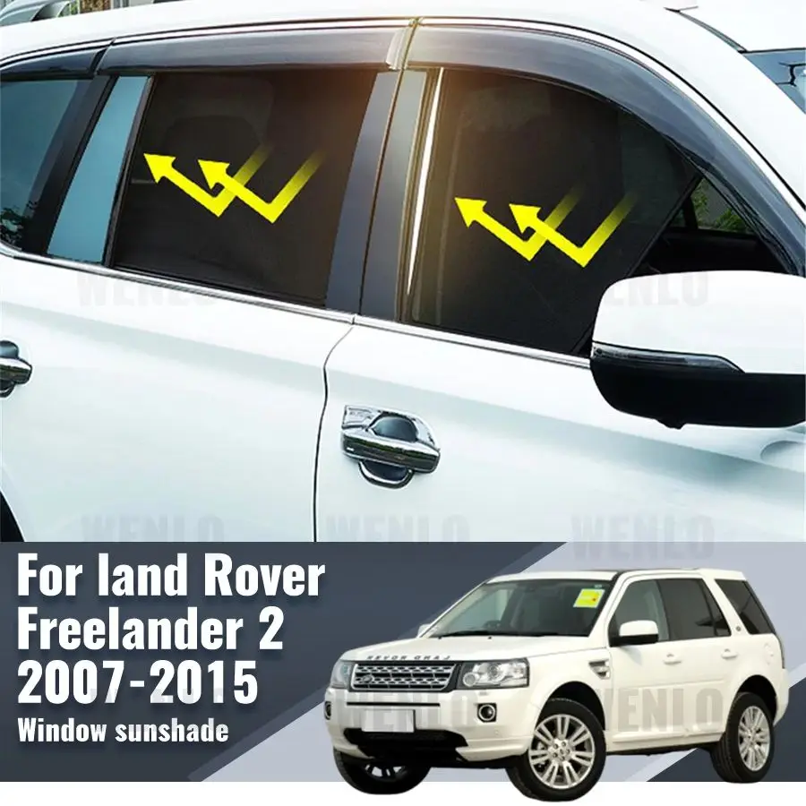 

For Land Rover Freelander 2 2007-2015 Magnetic Car Sunshade Front Windshield Curtain Rear Side Window Sun Shade