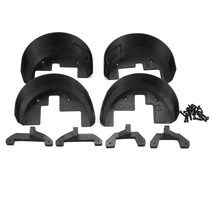 MJXRC 10303 Front&rear Fenders Mudguard for 1/10 Hyper Go MJXRC 10303 C3 Remote Control Car Off-road High Speed RC Cars Truck