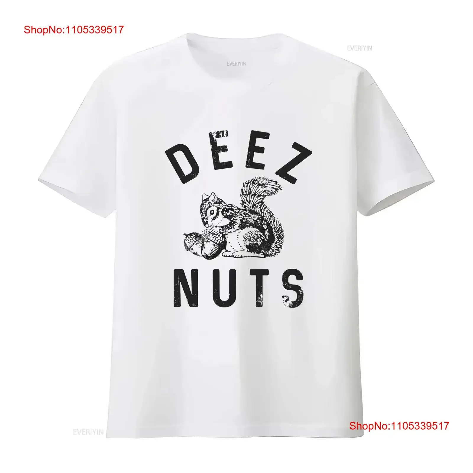 Mens Deez Nuts T Shirt Funny Squirrel Acorn Adult Nut Joke For Guys vintage Washed Casual homme graphic fashion Slightly
