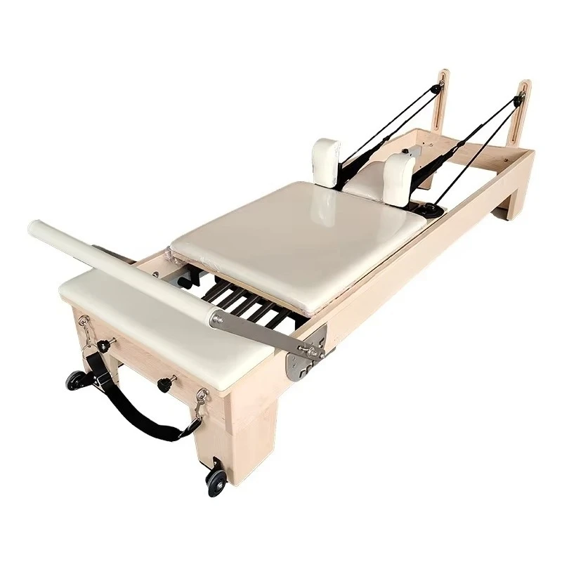 

YTYIN Customizable Wooden Pilates Reformer | Commercial Core Bed for Gym, Yoga Studio & Body Training