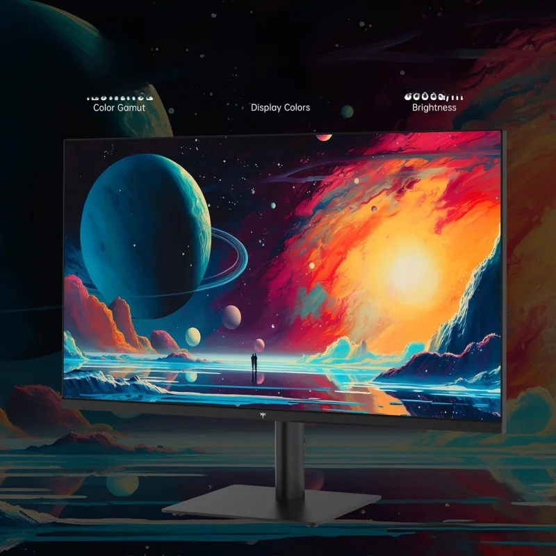 27 Inch QHD(2560 * 1440) 100Hz Computer Monitor - IPS Panel, Anti-Blue Light Screen, 100% High Color Gamut, 123% sRGB, Support F