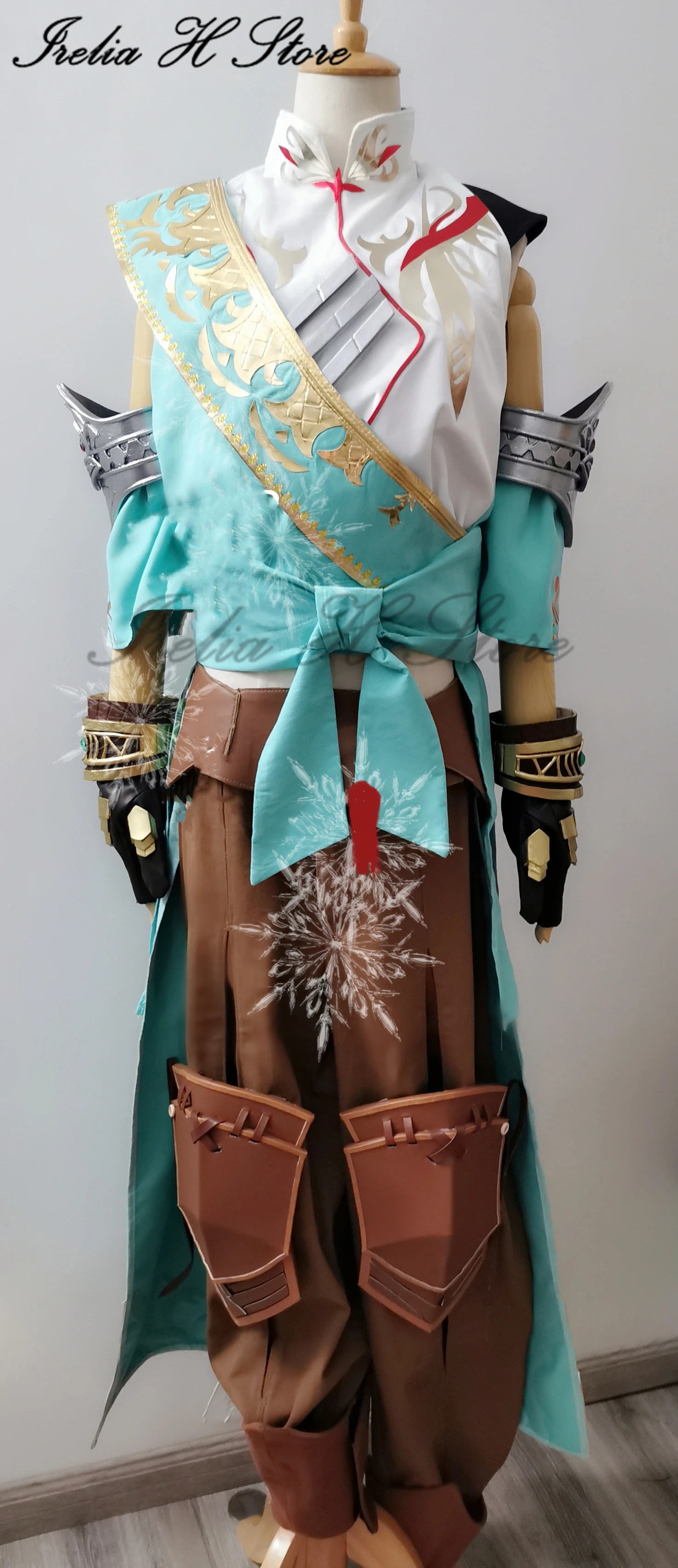 Irelia H Customized FF14 Final Fantasy XIV Varshahn Cosplay Costume 6.0 Vrtra Varshahn Unifrom Set Halloween Costume