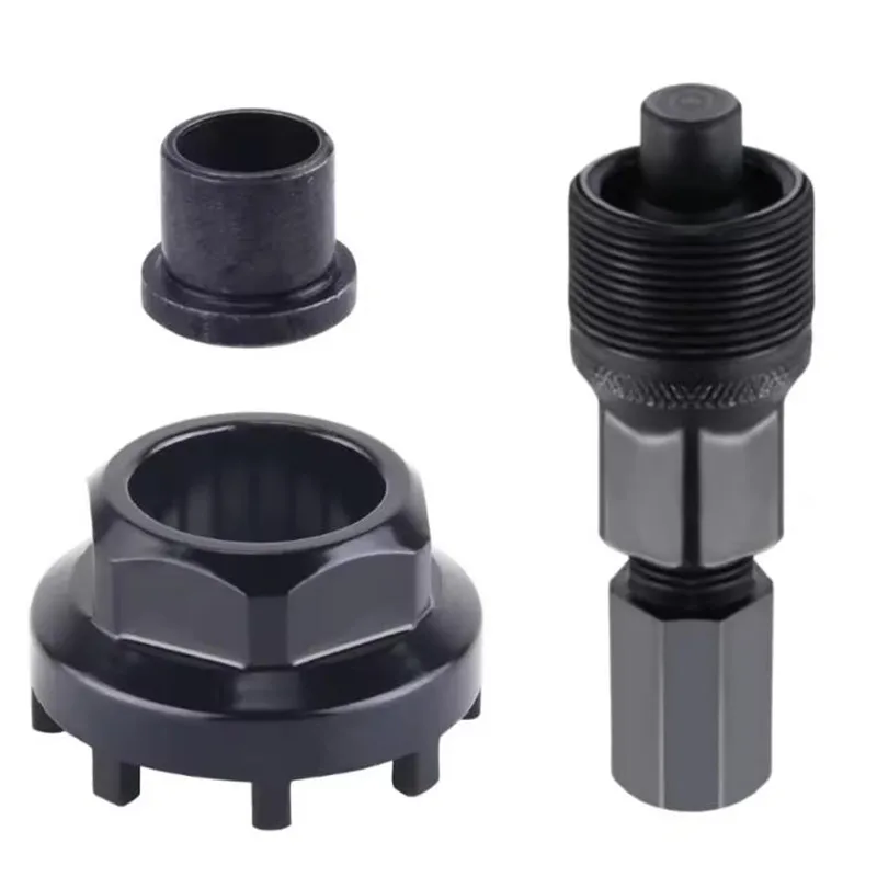 Easy to Use Bicycles Bottom Bracket Tool 8 Notch Chainring Lockring Install & Remover Bike Repair Tool for Cycling Equipment
