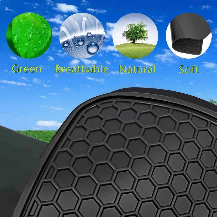 Car Rubber Floor Mat for  CRV 2023 2024 2025 CRV Included Hybrid Custom Fit Black Auto Mats Liner All Weather Protection Heavy