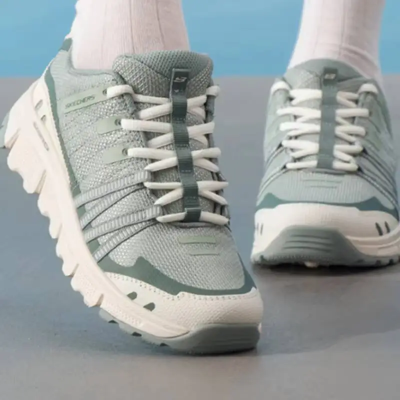 

Женские походные кроссовки Skechers, нескользящие, износостойкие, комфортные, для треккинга, 180149-GRN, последняя модель