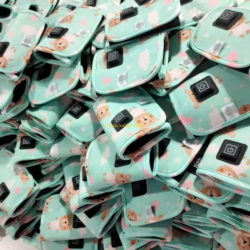 WXTD 5V 2A 난방 여행 조절 가능한 가방 우유 따뜻하게 휴대용 USB 젖병 따뜻하게