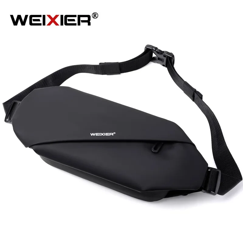 WEIXIER Men Sport Crossbody Bag Fashion Brand Oxford Cloth Fabric Waist Casual Shoulder bag Outdoor Cycling Bags Waterproof bags