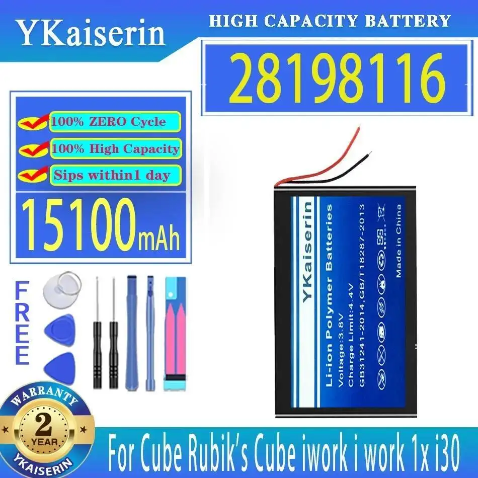 

Laptop Battery 28198116 15100Mah For Cube Iwork I 1X I30 Long-Lasting Performance High Capacity