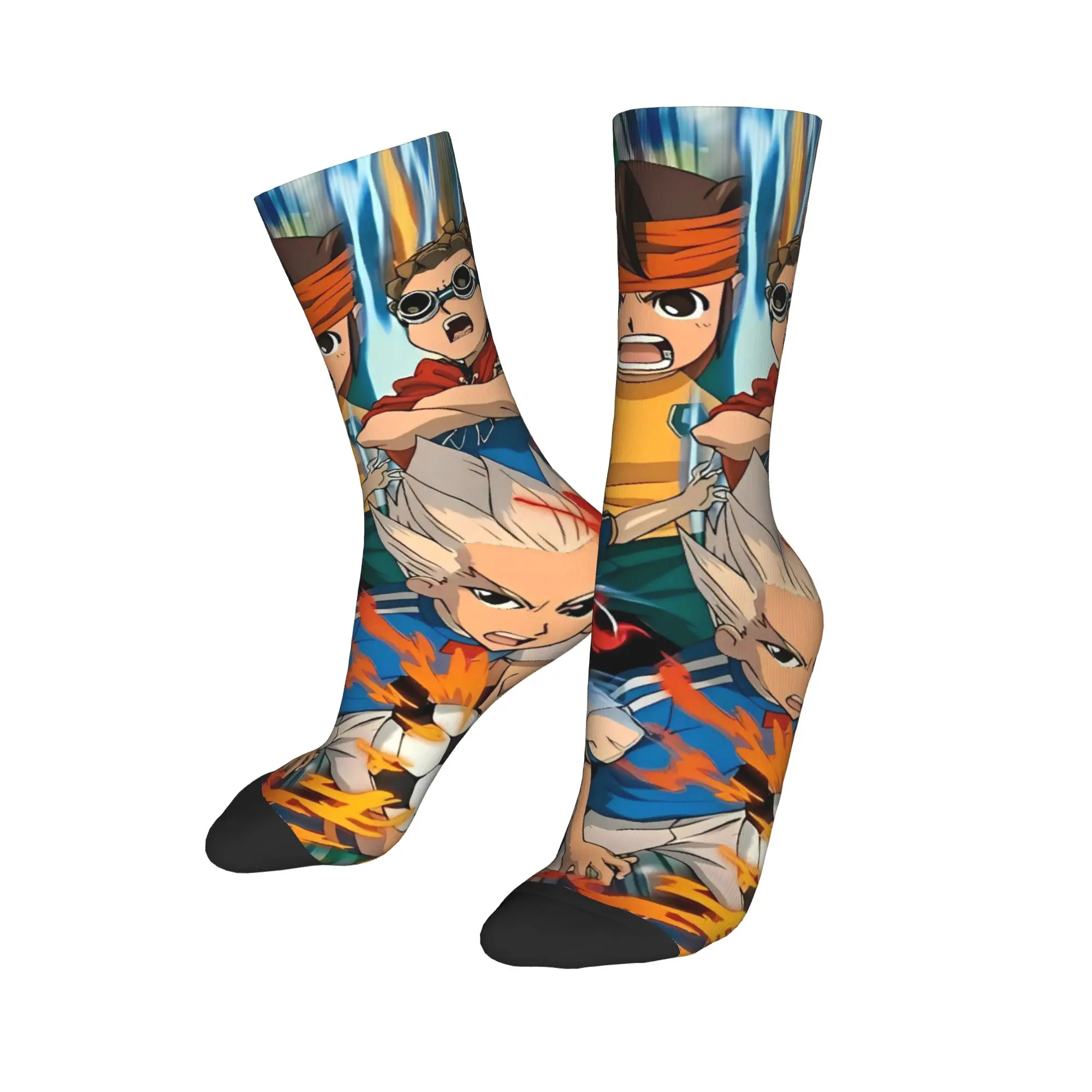 Inazuma أحد عشر Axel Blaz gouenji جوارب موضة الجوارب الرجال جوارب ناعمة متوسطة الربيع الرياضة في الهواء الطلق الرسم عدم الانزلاق