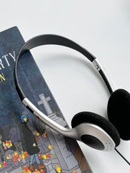 Retro classic headset plug-in headphones, wear photo jewelry headphones, sports e-book compact headset headset headphones