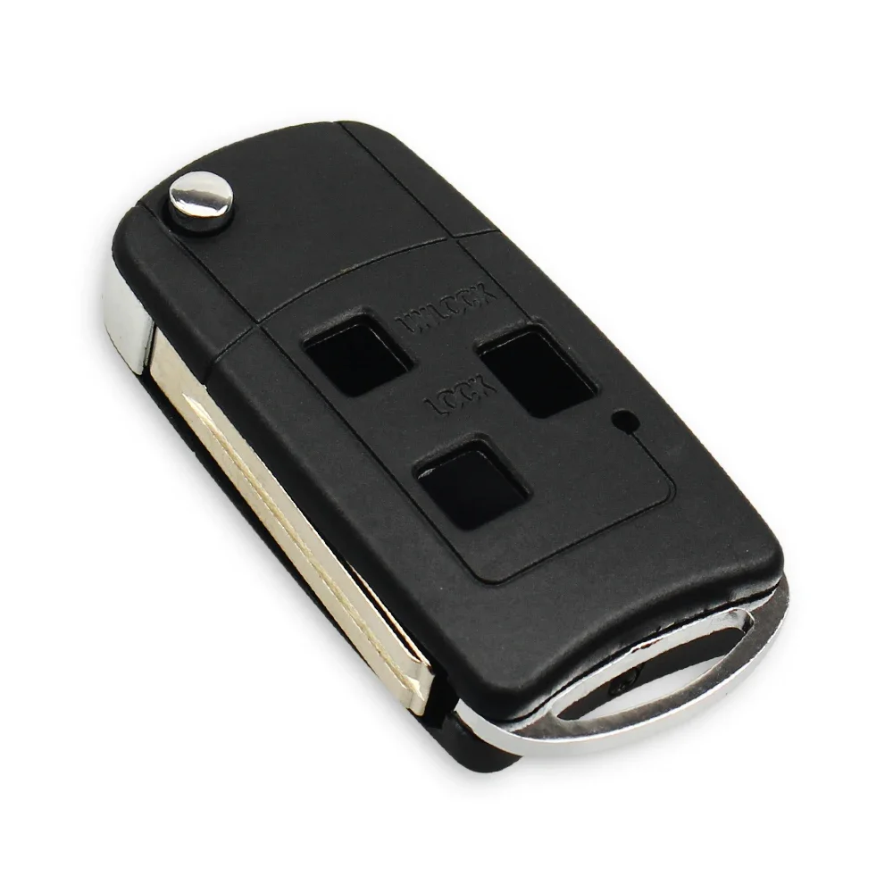 KEYYOU Modified Flip Remote Car Key Shell For Lexus RX300 LS400 LS430 ES330 SC430 IS300 RX330 RX350 GS300 46mm Blade 3 Buttons