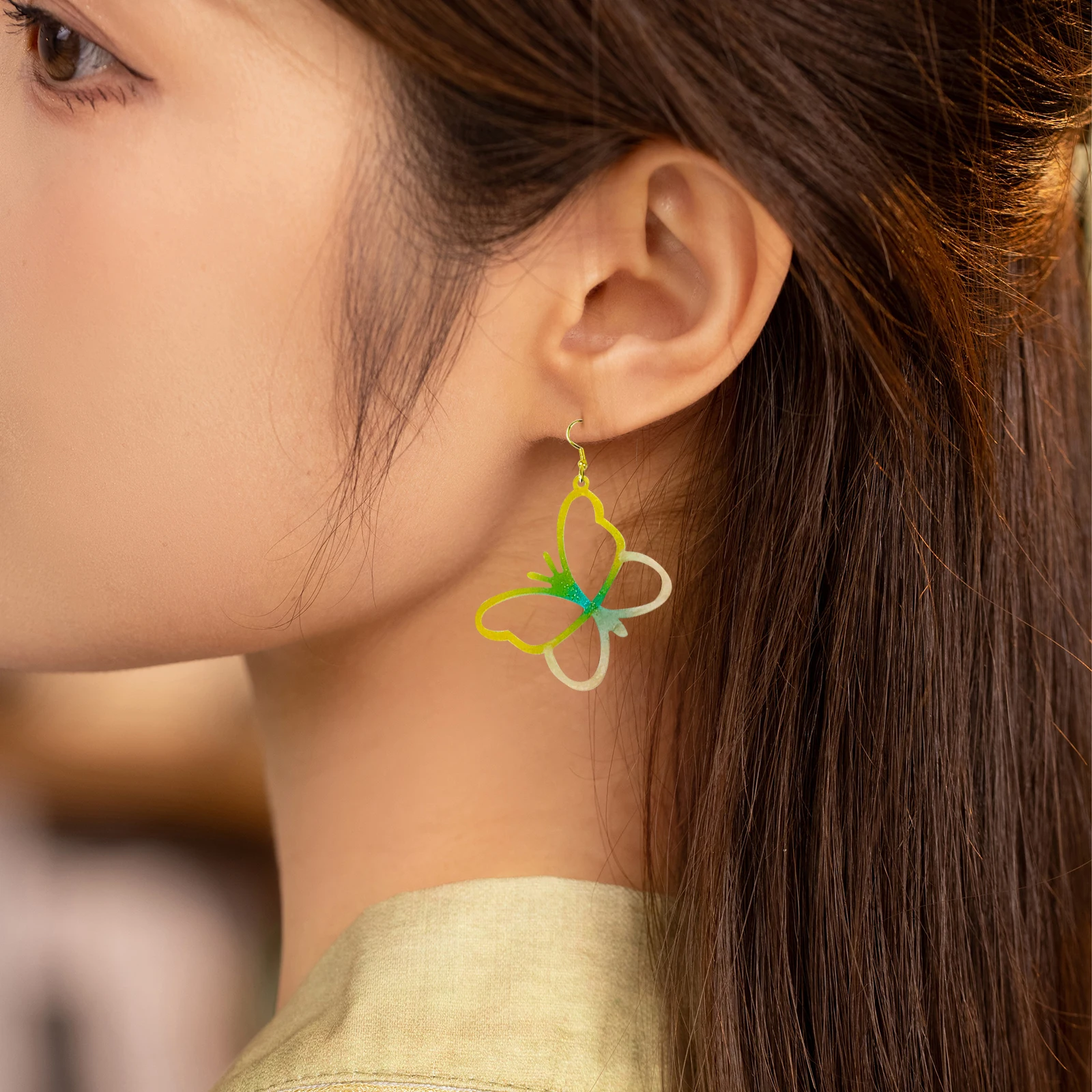 

3pcs Silicone Earring Mold Jewelry Pendant Diy Resin Casting Mold Flexible Durable Epoxy Craft Tool For Handicraft Earring