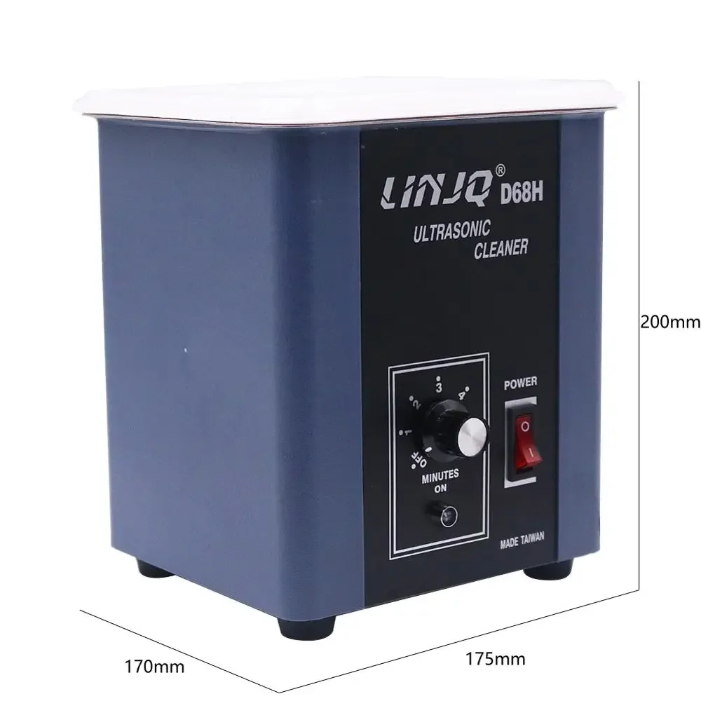 D68H Jewelry Ultrasonic Cleaning Machine Gold and Silver Copper Jewelry Glasses Clock Dental Decontamination Degreasing Cleaning