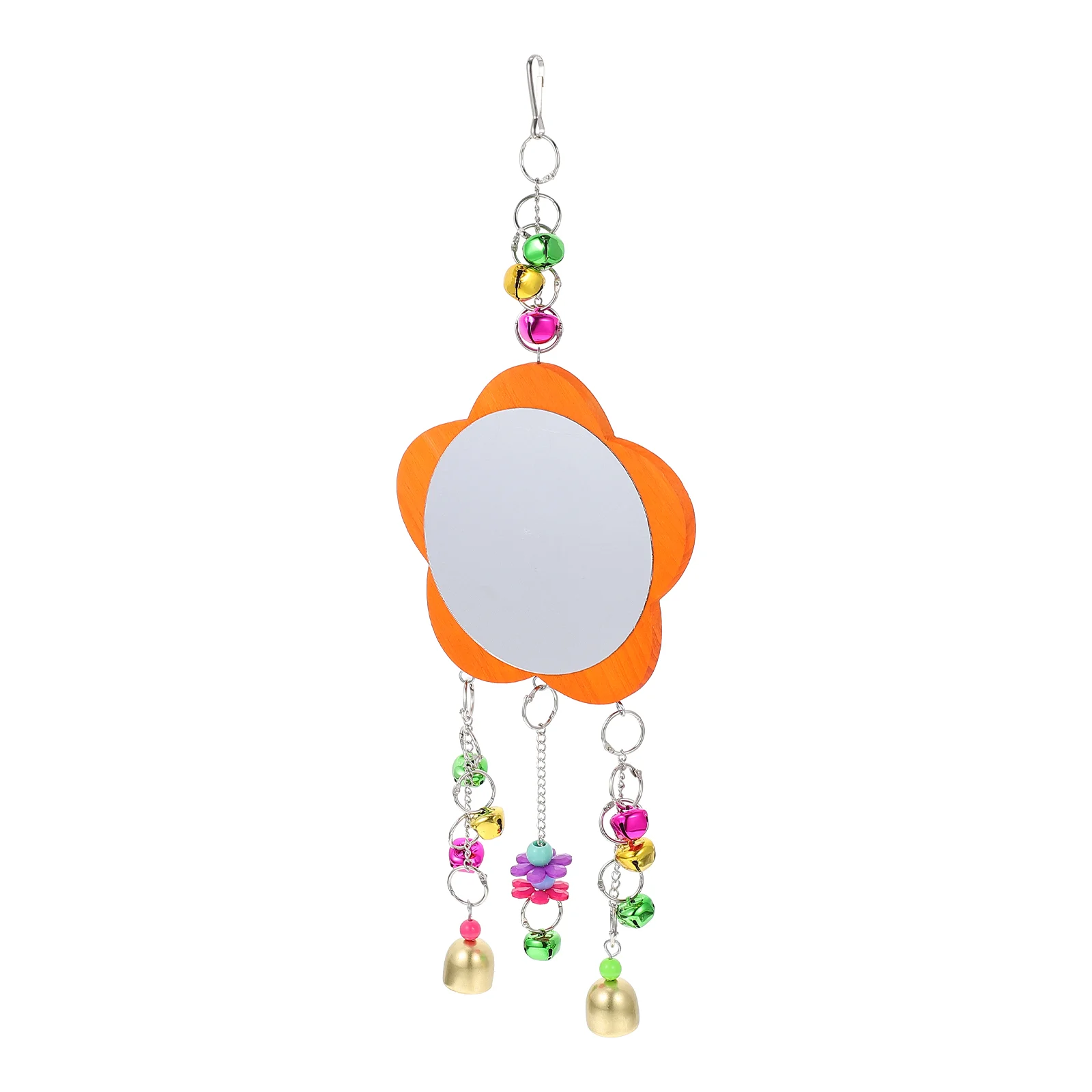 

Brooder Toy Bath for Babies Hanging Mirror Pets Stainless Steel Rooster Baby