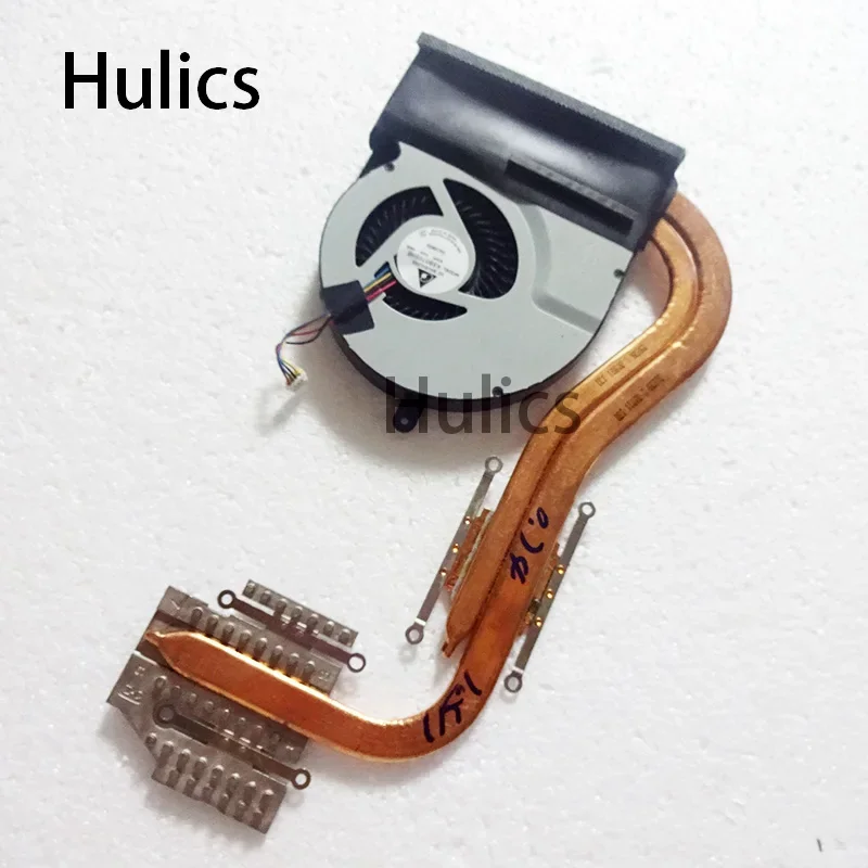 Hulics Used Laptop CPU Cooling Heatsink With Fan For Asus N56 N56V N56VV N56VZ N56VM Notebook Cooler KSB0705HB BK35