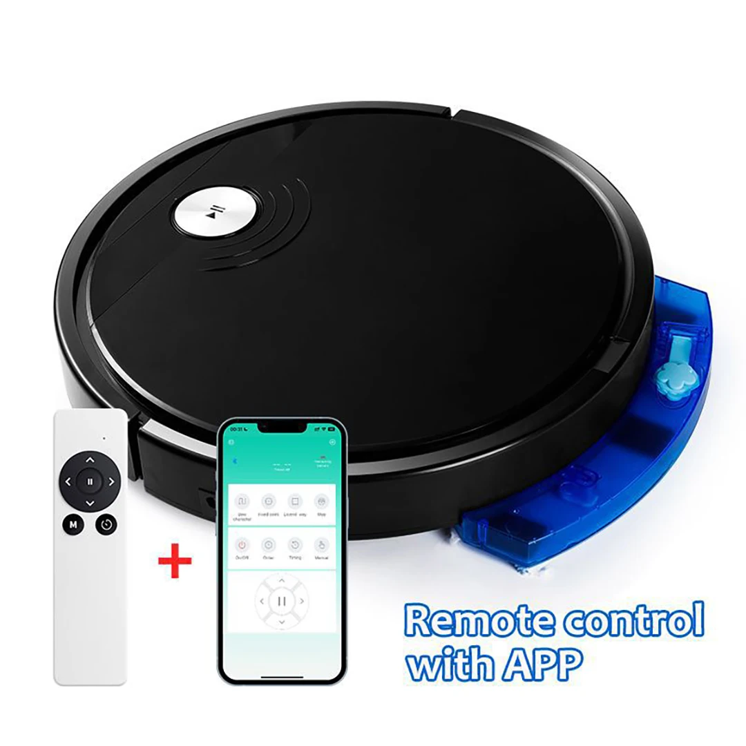 3In1 Sweeping Robot Vacuum Cleaner Intelligent Remote Control Dry And Wet Planning Electric Sweeper With Charging Station