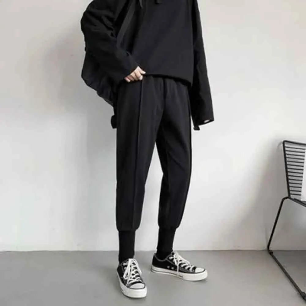 

XS-5XL Mens Autumn Harem Pants Dark Shaping Jogging Track Pants Streetwear Fashion Trendy Versatile Casual Long Pants 2025 New