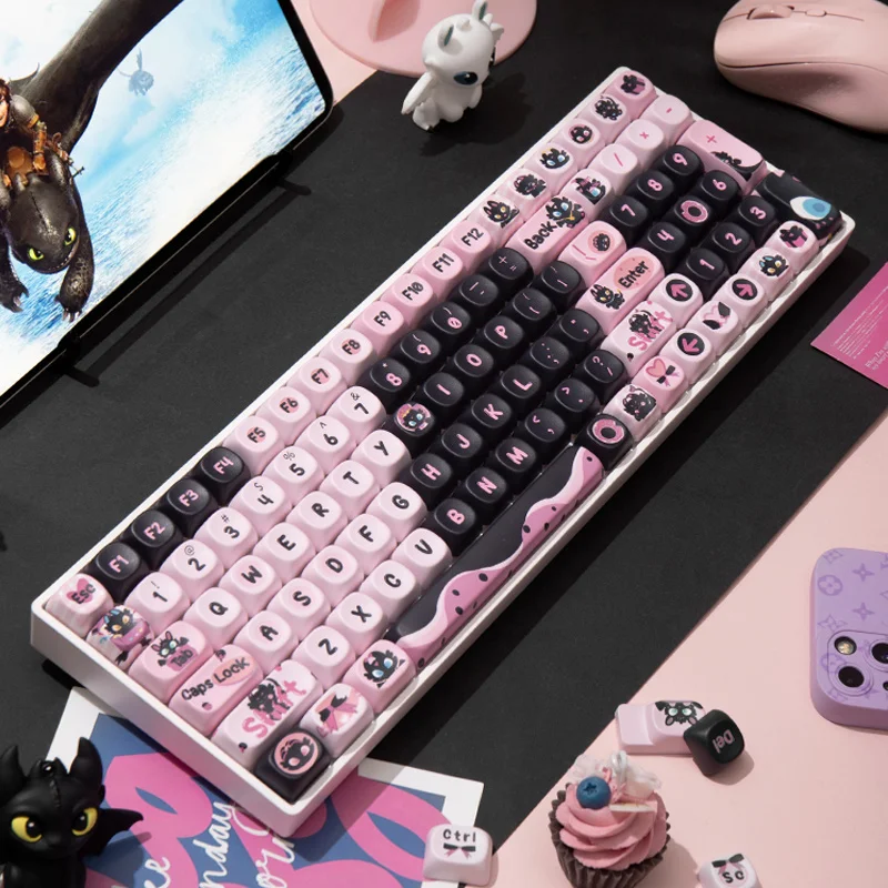 Little Devil Gaming Teclado Mecânico, Com Fio, Sem Fio, Bluetooth, Personalizado, Escritório, Silencioso, Presente, Zh100