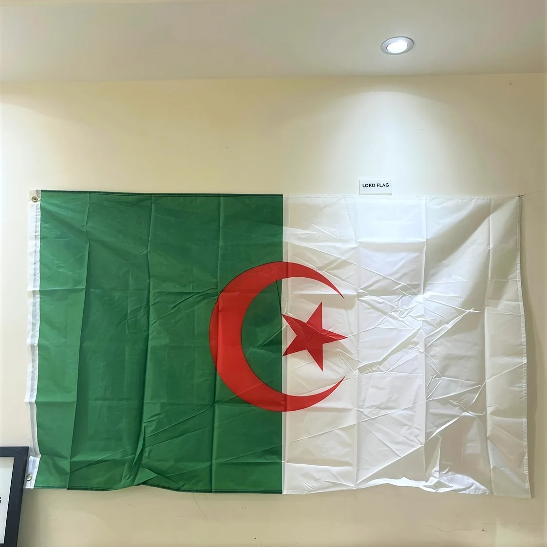 Algeria National Flag, 3x5FT (90x150cm), High-Quality Polyester, Vivid Color, Woven, for Mardi Gras and National Occasions