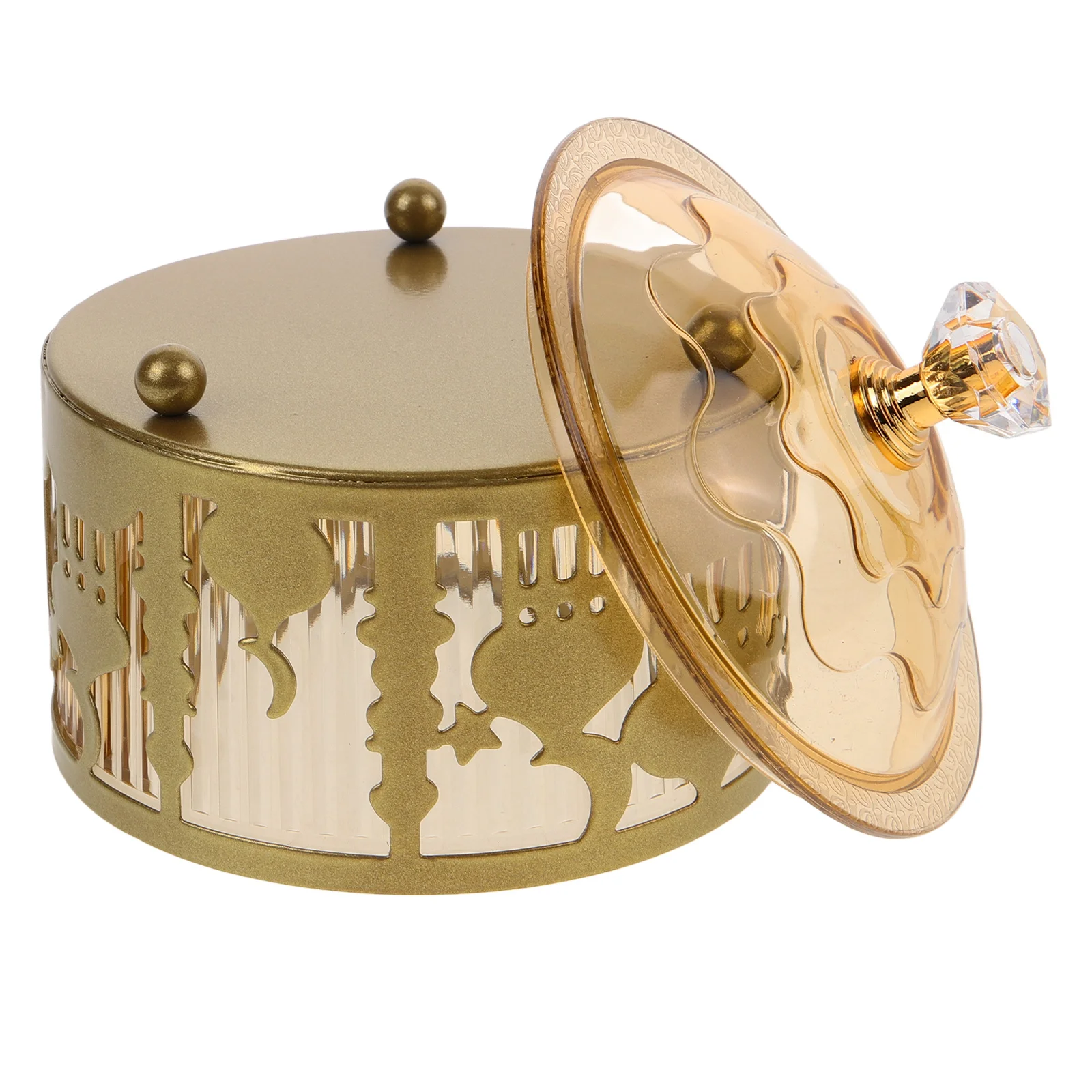 صينية وجبات خفيفة أنيقة للعيد، طبق معدني لتقديم الطعام في رمضان للحلوى والفواكه المجففة والشاي وحفلات الزفاف