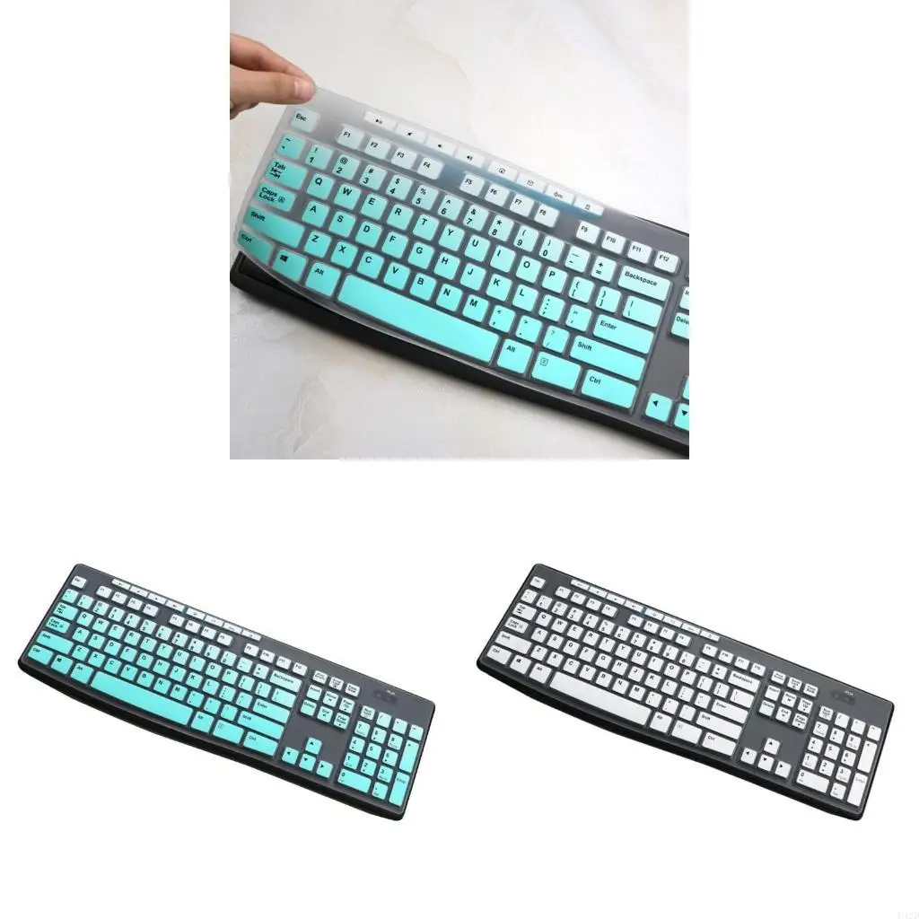 

F42D Silicone Keyboard Cover Skin For K200 K260 K270 K275 Keyboards Dustproof Waterproof Easy to Clean Reusable