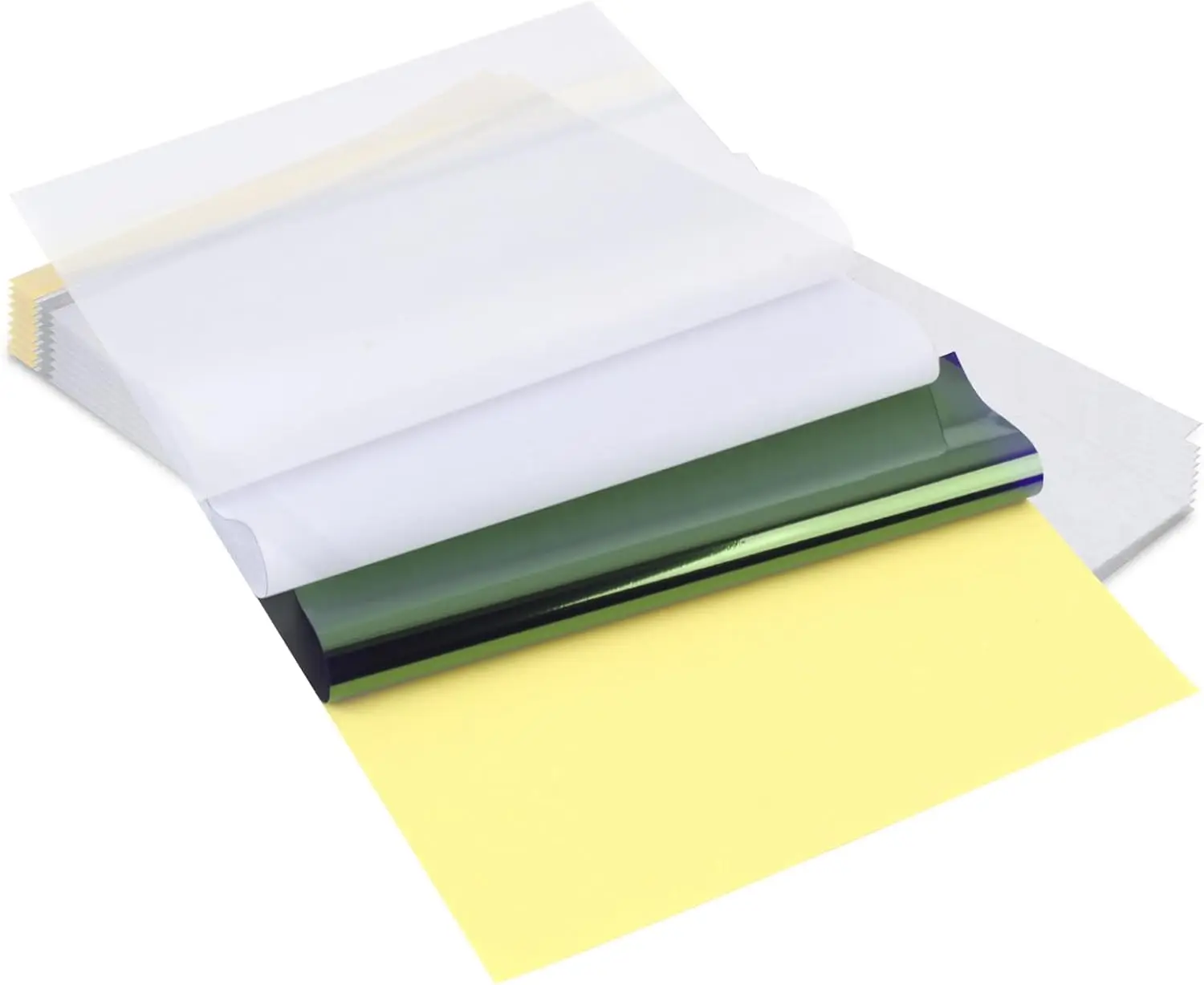 

50 Sheets Tattoo Transfer Paper, A4 Size Stencil Paper for Tattoo Stencils, Clear Transfer, Long Lasting