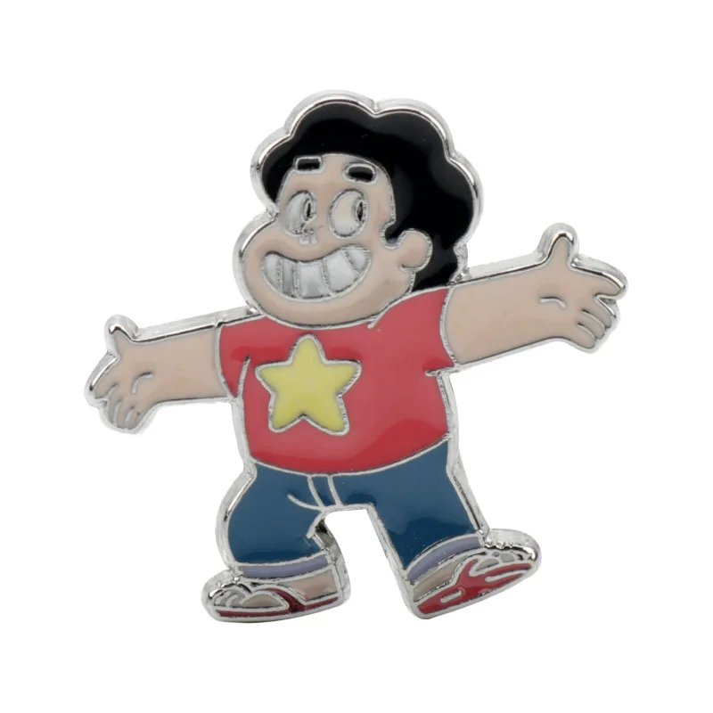 Steven and Universe Pin Classic Cartoon Periphery Enamel Brooch Lapel Badge for Boys Girls Christmas Jewelry Gifts