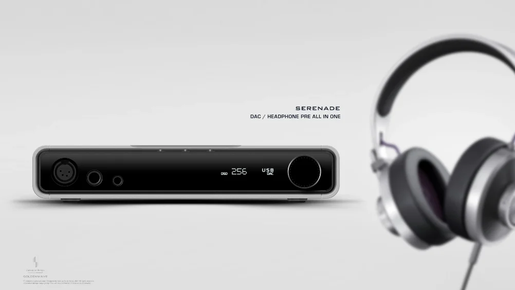 Dispositivo integrado del amplificador de decodificación de alta fidelidad de GoldenWave Serenade Balance Hifi