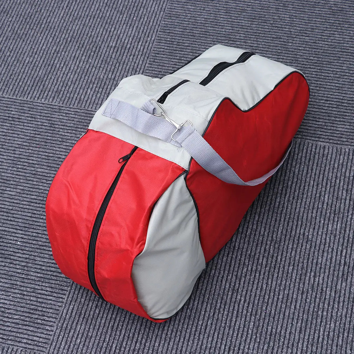 

Сумка для роликовых коньков из прочной ткани Оксфорд, универсальная сумка для большинства видов коньков, с большим отделением, регулируемым ремнем, красная