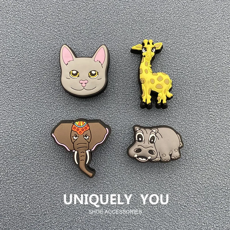 

Подвески для обуви, аксессуары для обуви в виде животных, модные украшения для кросса обуви