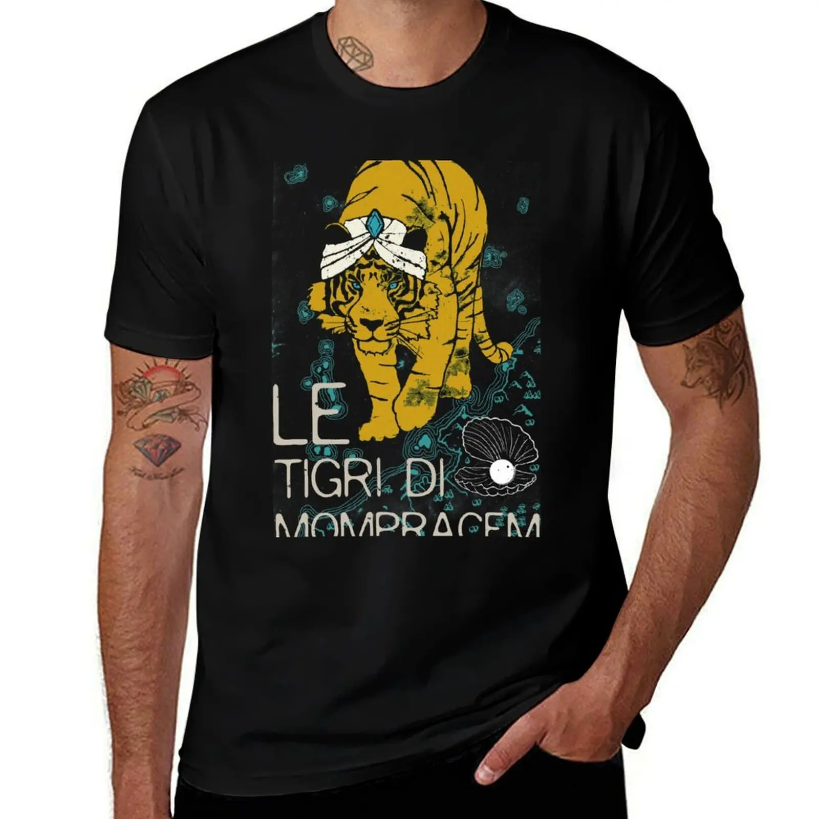 Colección de libros: camiseta Sandokan, camisetas de anime para hombre, camiseta de anime, camisetas para hombre, camiseta de marca de lujo de alta calidad