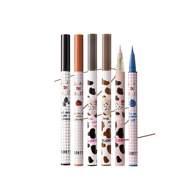 

FLORTTE/flora make up aegyo saliva pen eyeliner pen glue smooth ultra fine long lasting play makeup natural eyeliner