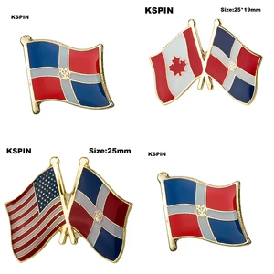 ドミニカの担当者フラッグバッジブローチナティナルラペルピンフラッグラペルピンカントリーフラッグバッジ 10ベストセールスドミニカ共和国のお土産-6