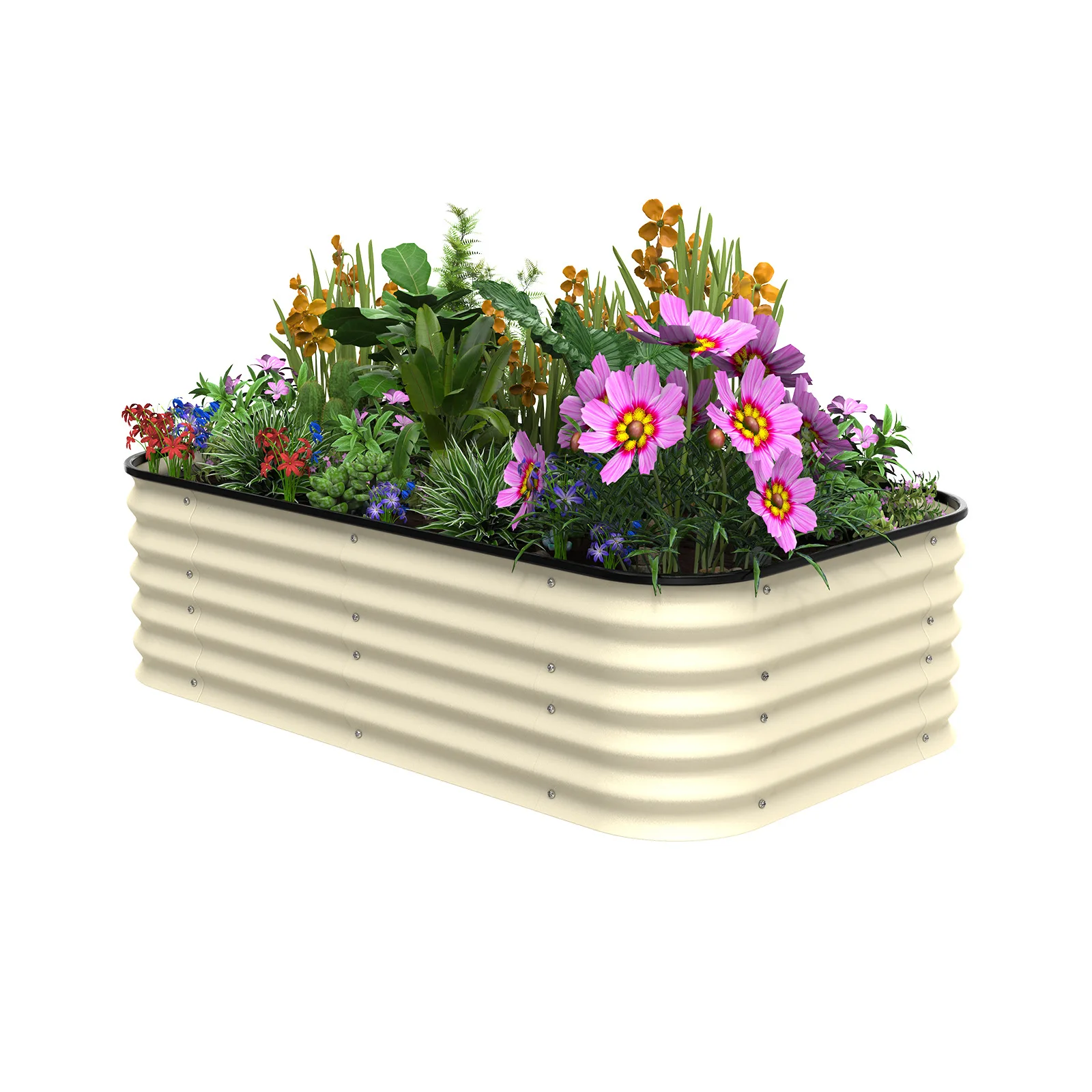 

Garden planting box vegetable field metal planting bed garden garden camping metal vegetable bed vegetable bed
