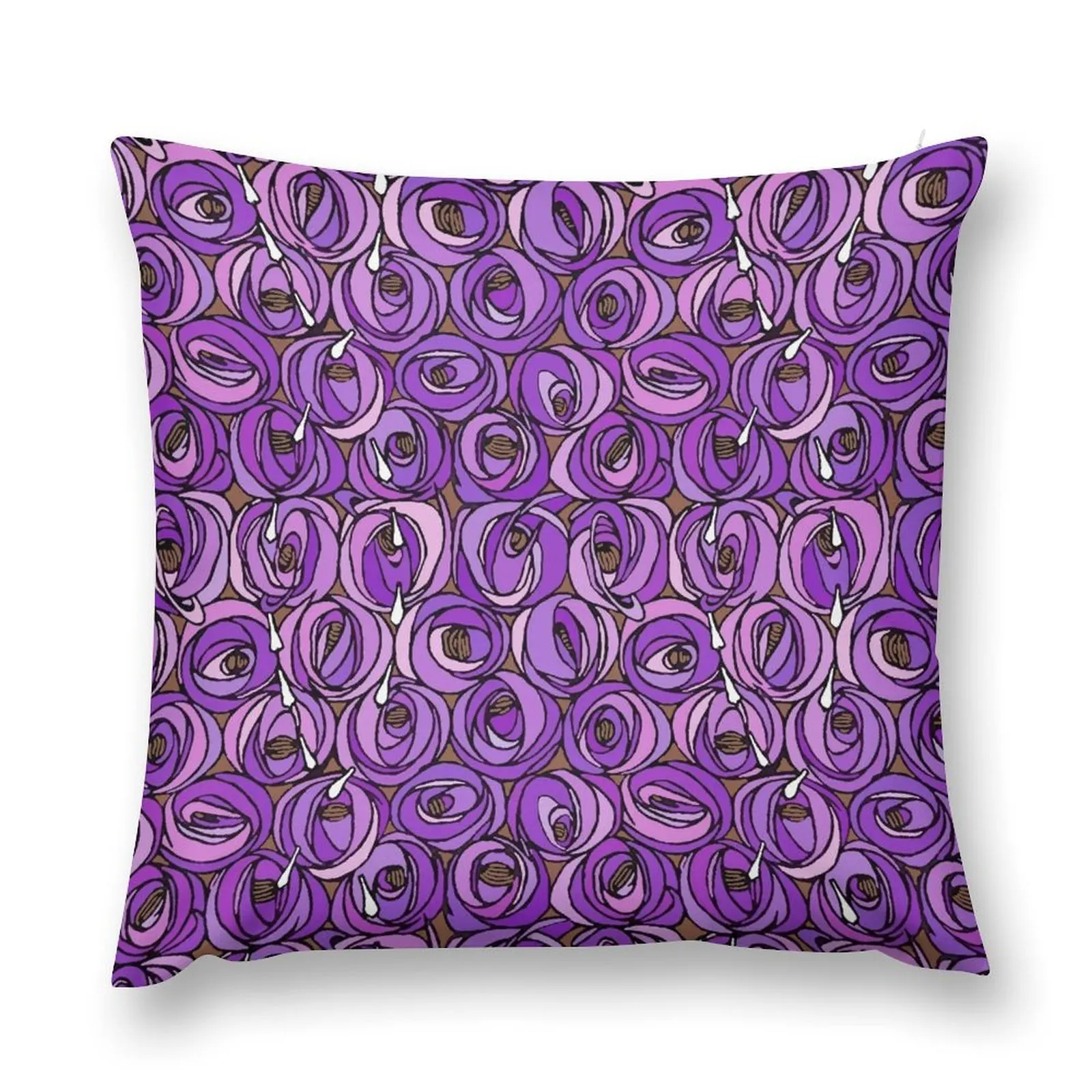 Charles Rennie Mackintosh Roses and teardrops edited 8. Throw Pillow Cushions Home Decor Cushion Cover For Sofa pillow