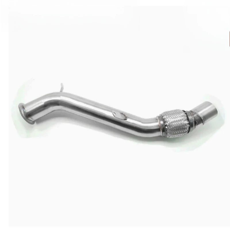 Stainless Steel Exhaust Pipe High Performance Direct Fit for N47 Engine 2007-2011 116D 118D 120D Aftermarket Replacement