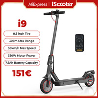 iScooter i9 Electric Scooter 350W Scooter for Adults 7.5Ah 30km/h Foldable E scooter 8.5 inch Honeycomb Tire scoorter electrico