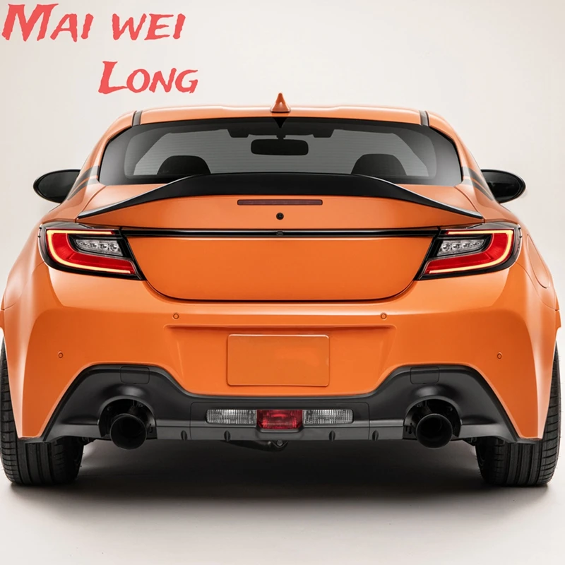 Rear Tail Wing Spoiler Lip Fixed Wing For Toyota GR86 Subaru BRZ 2022+ Car Body Kit Modification High Quality Glossy Black