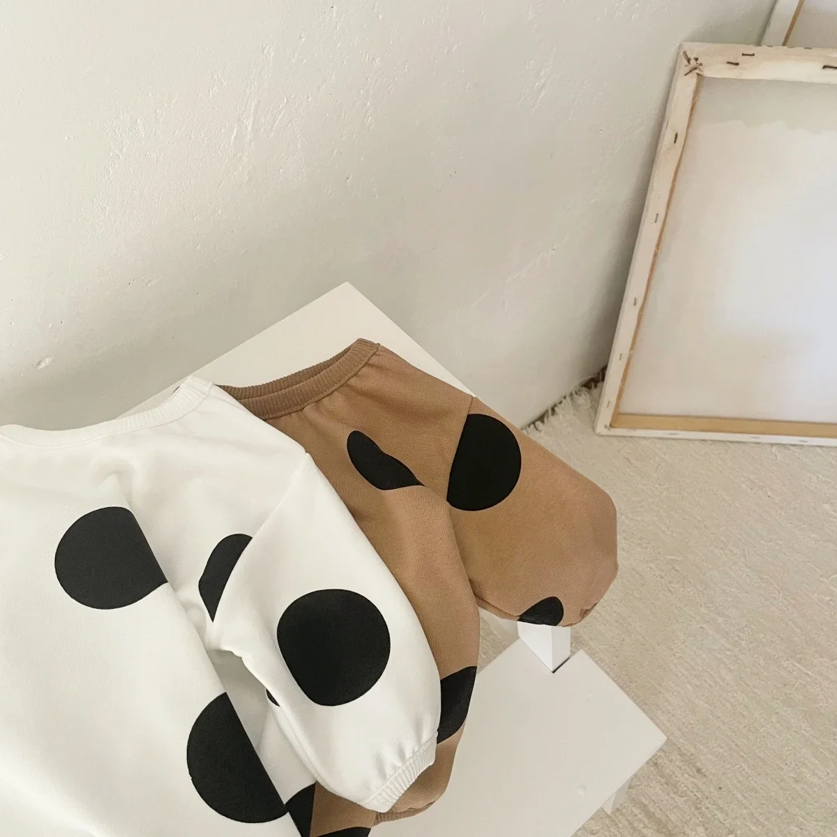 Ins Baby Girl Clothing Autumn Infant Baby Jumpsuit Polka Dot Long Sleeve Cotton Bubble Romper Toddler Infant Outfit Bodysuits view 2