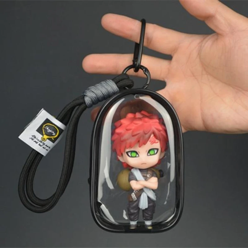 NARUTO Gaara anime mercancía dibujos animados lindo muñeca figura llavero creativo personalizado mochila colgante decoración regalo