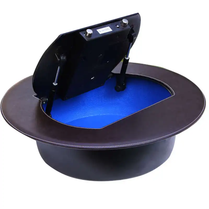 Car safe Round hidden electronic password Open trunk Spare tire safe
