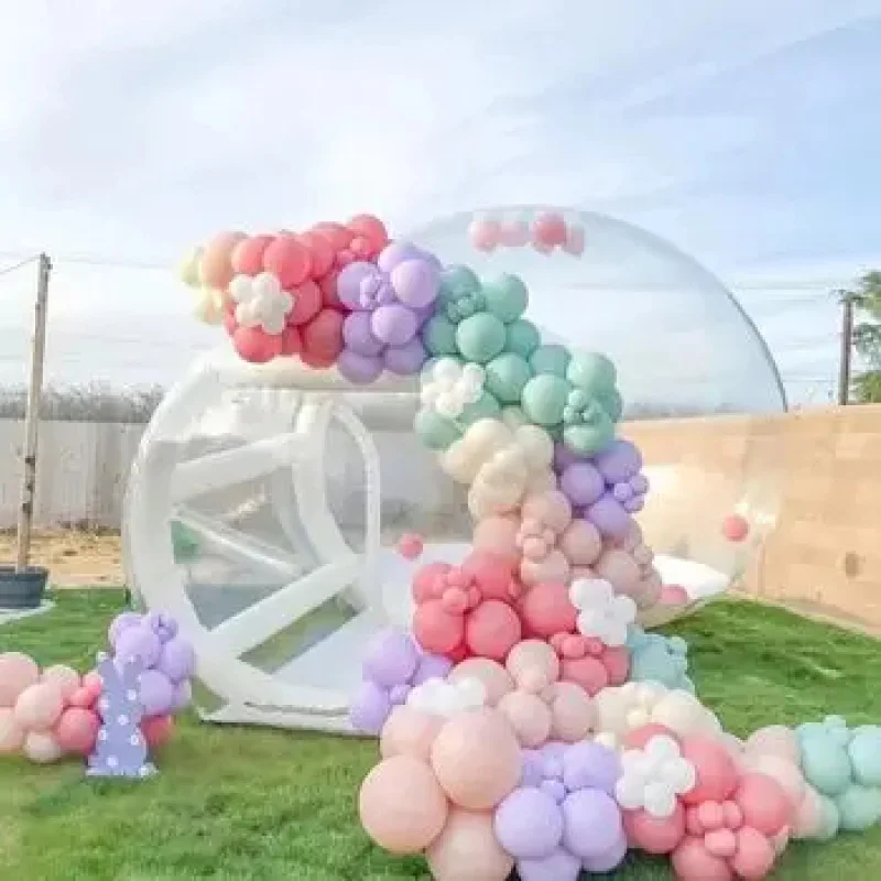 Instagrammable 5M Inflatable PVC Dome Tent for Outdoor Events and Glamping